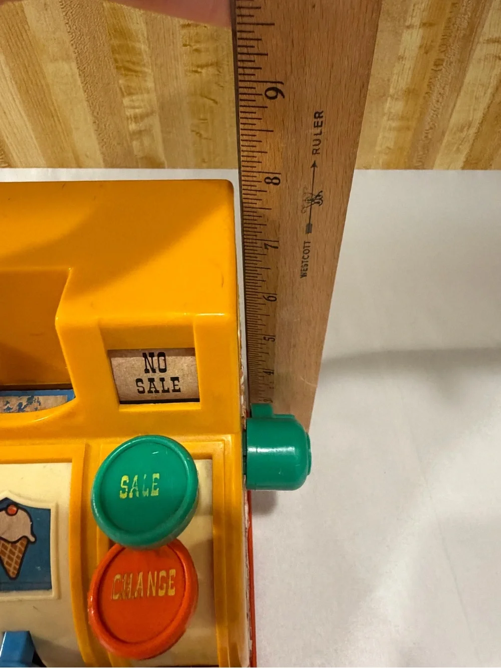 Vintage 1974 Fisher-Price Cash Register With Original Coins